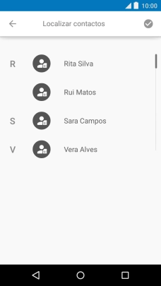 Prima o ícone para selecionar todos.