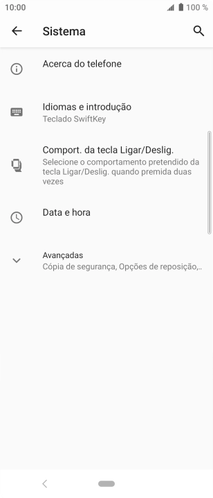 Prima Data e hora.