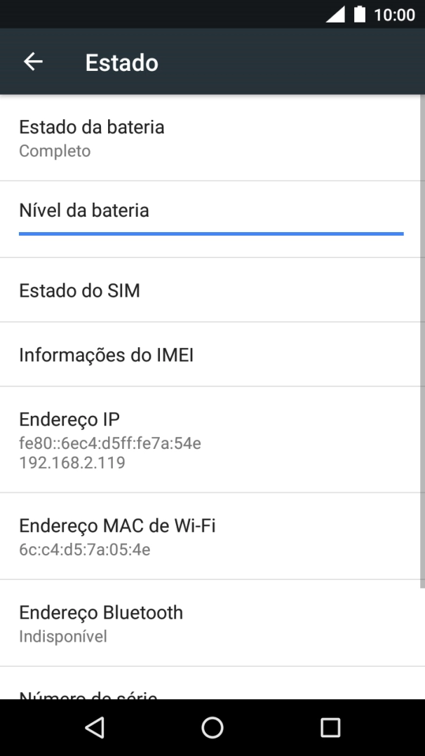 Prima Informações do IMEI.