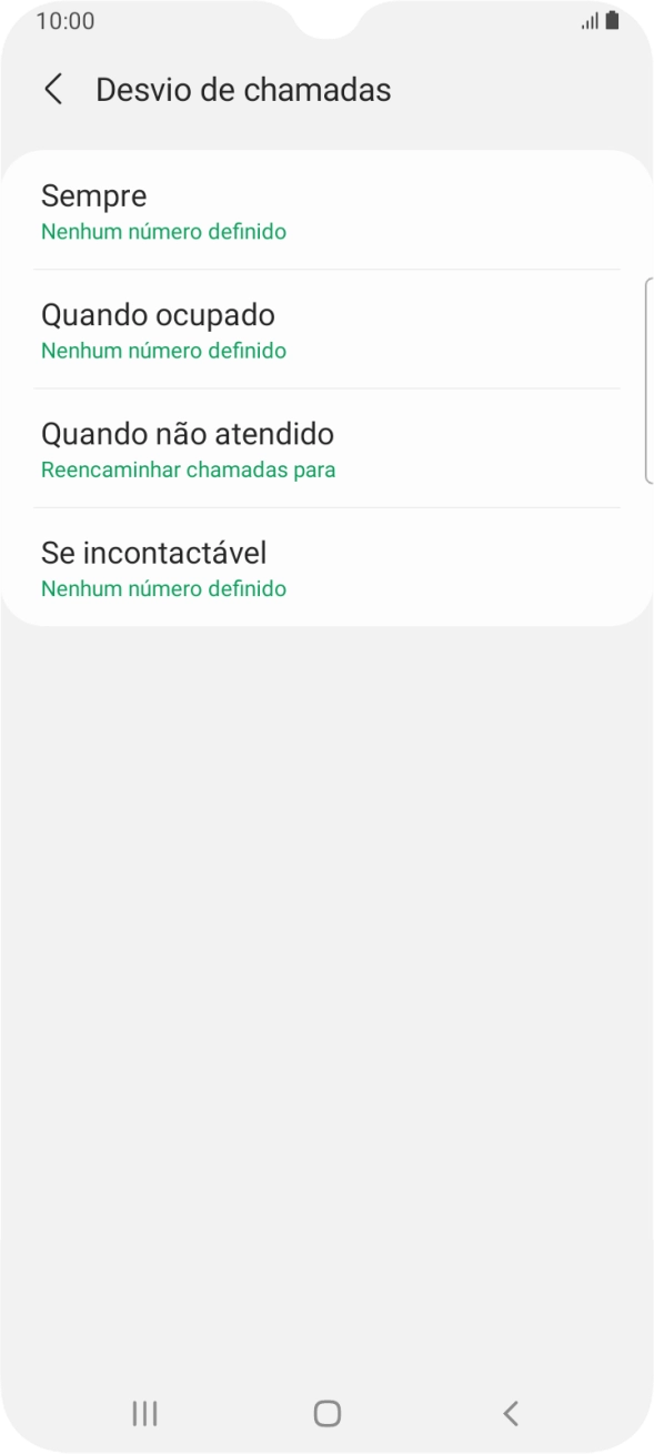 Prima a tecla de início para terminar e voltar ao ecrã inicial.