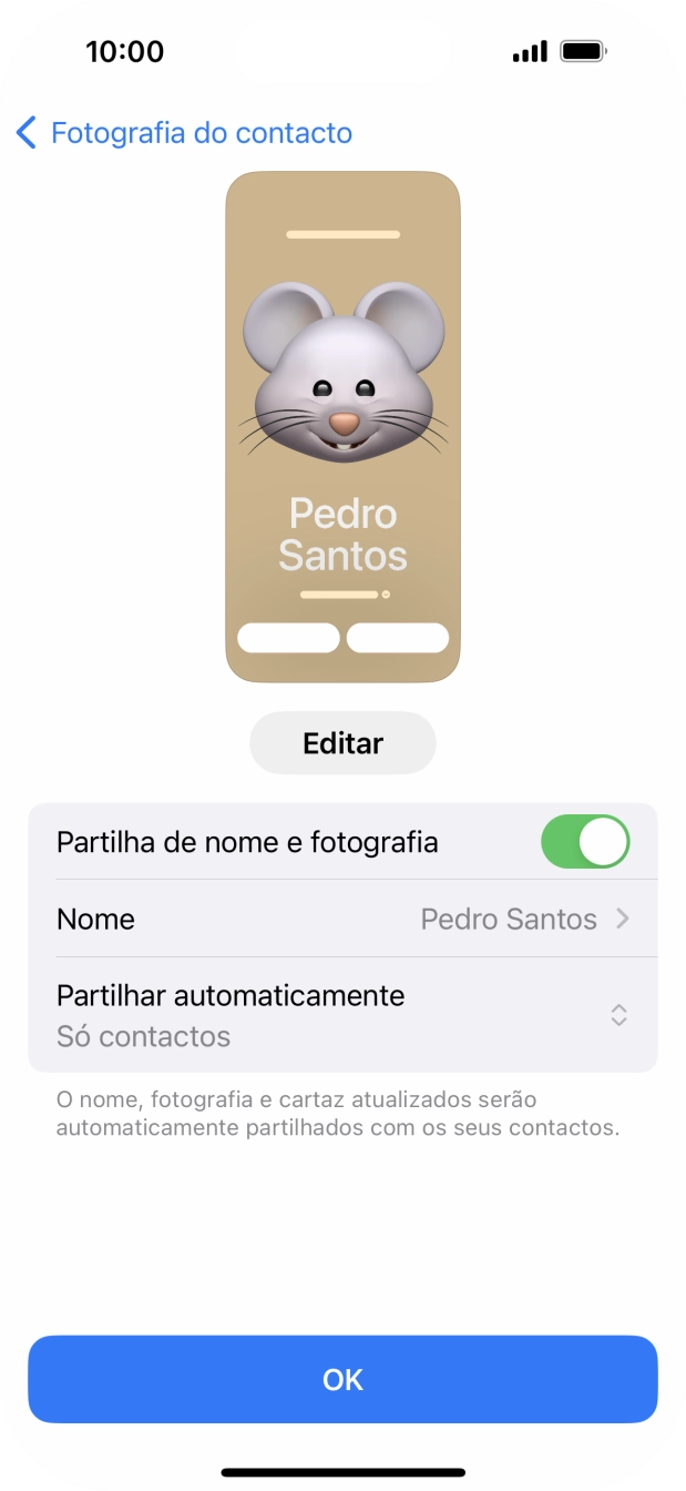 Prima o indicador junto a 