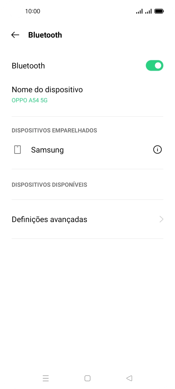 Prima a tecla de início para terminar e voltar ao ecrã inicial.