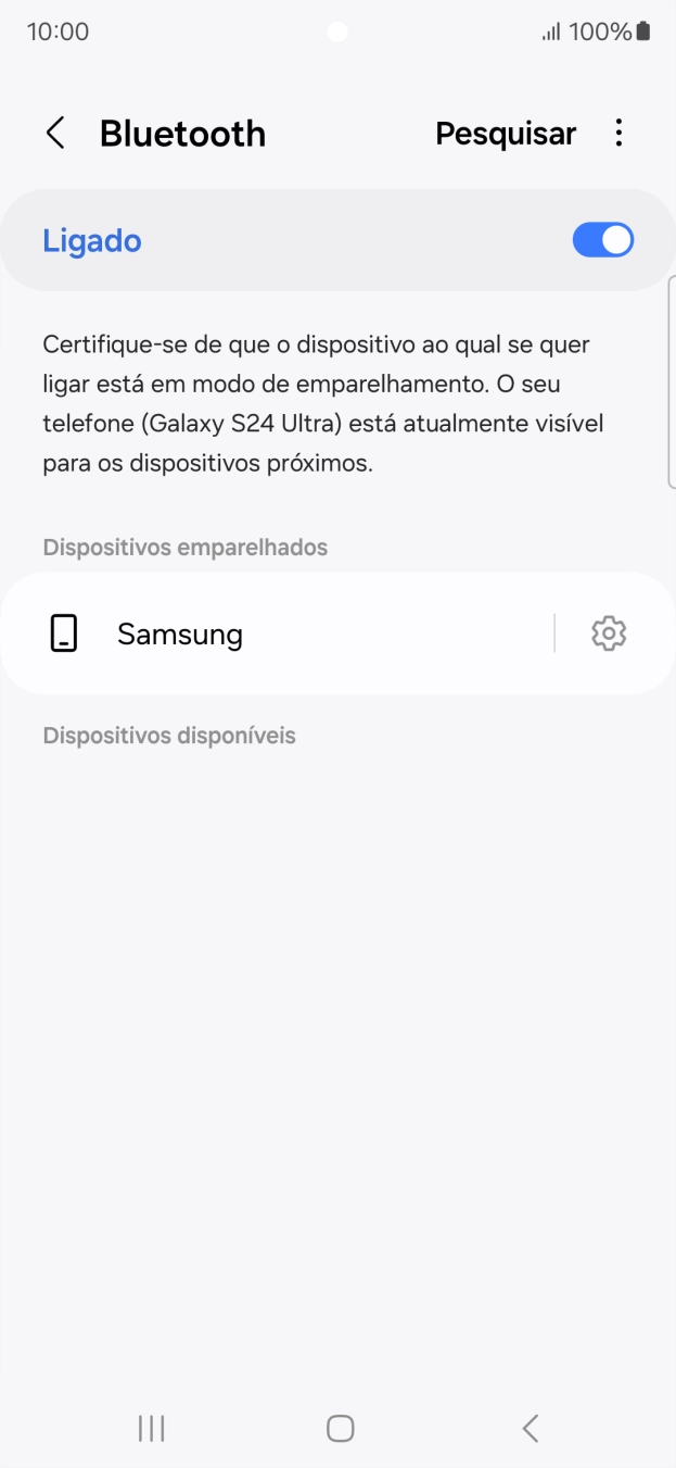 Prima a tecla de início para terminar e voltar ao ecrã inicial.