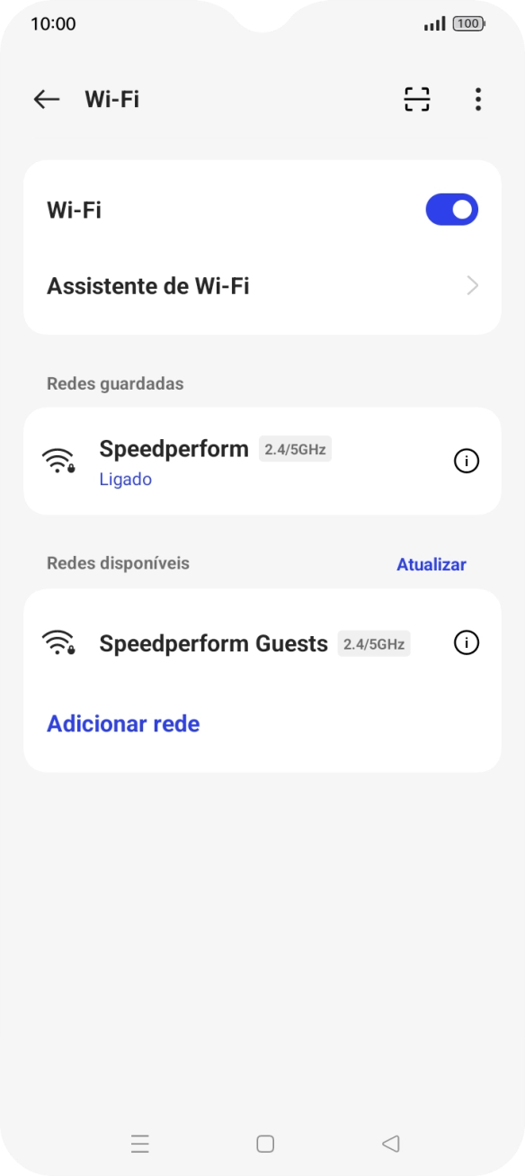 Prima a tecla de início para terminar e voltar ao ecrã inicial.