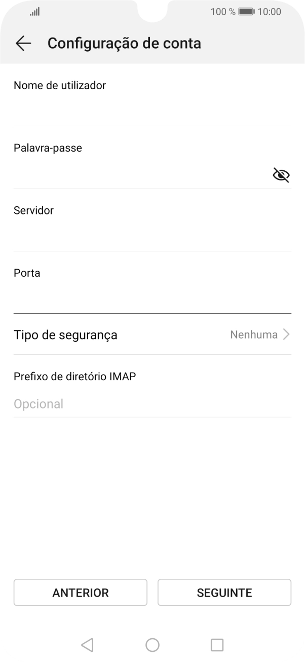 Prima Tipo de segurança.