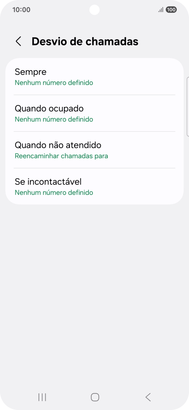 Prima a tecla de início para terminar e voltar ao ecrã inicial.