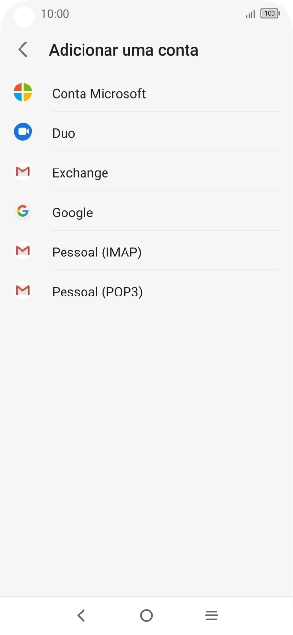 Prima Pessoal (IMAP).