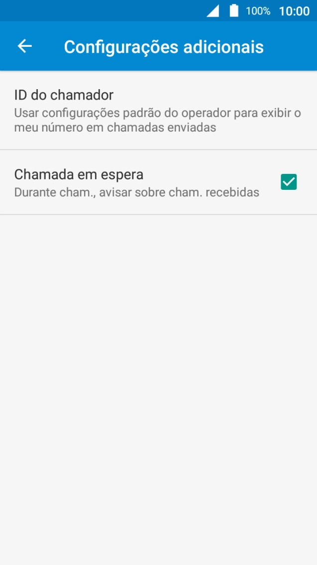 Prima ID do chamador.