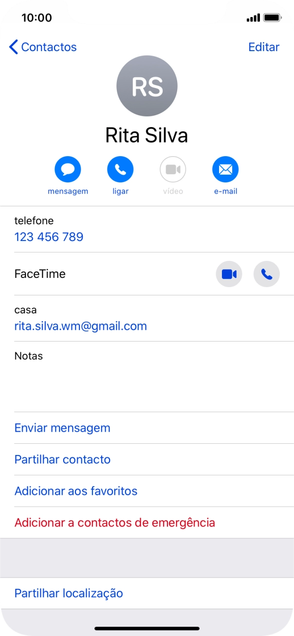 Prima o número pretendido.