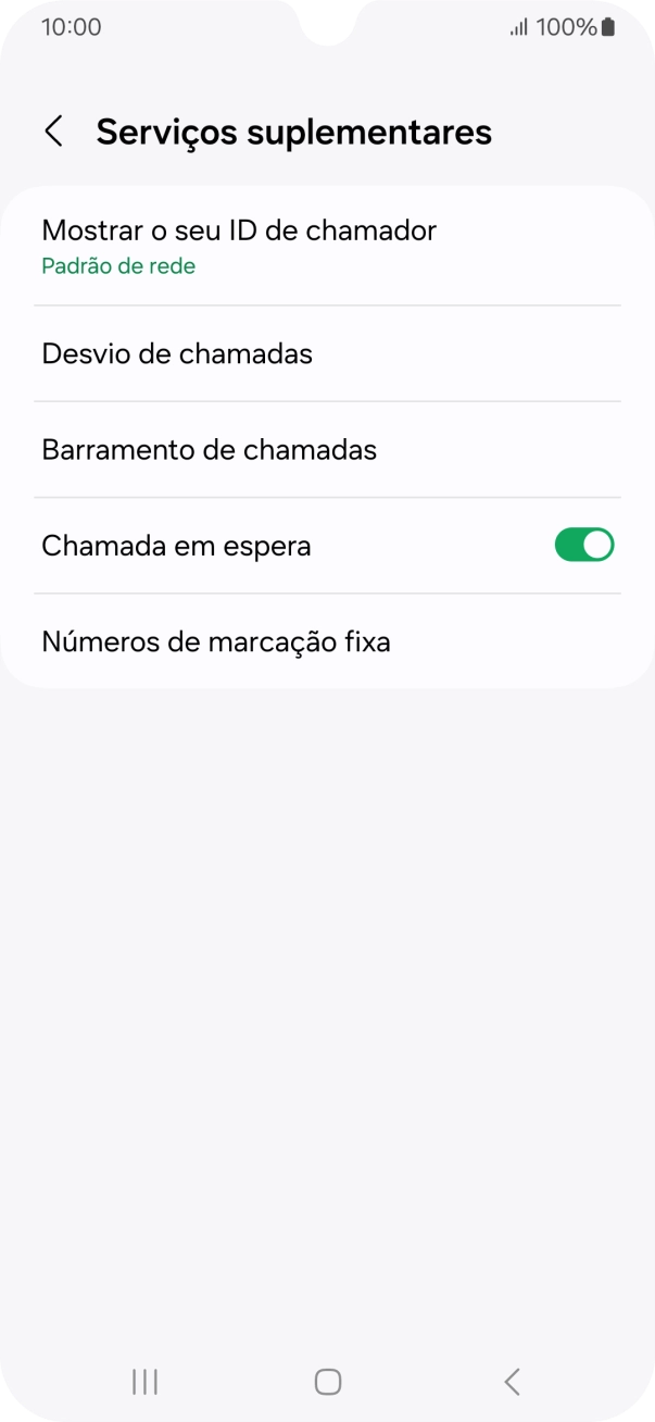Prima Mostrar o seu ID de chamador.