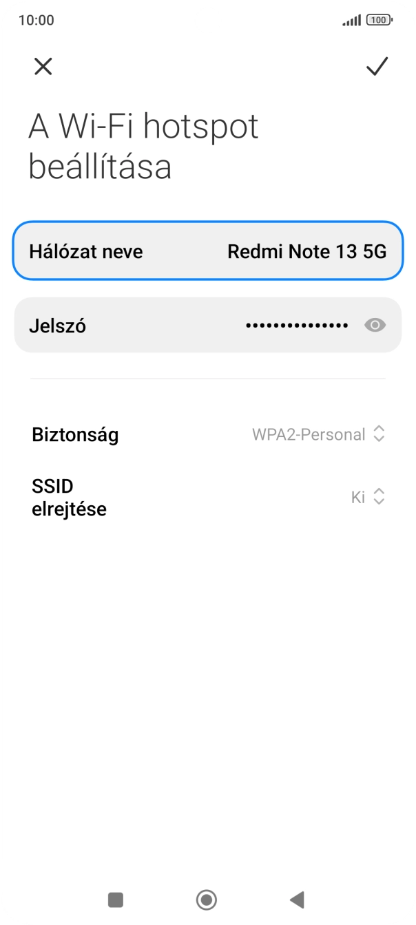 Válaszd a Biztonság lehetőséget.