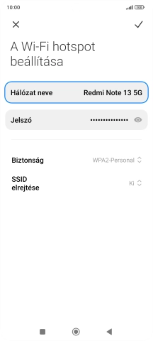 Válaszd a Biztonság lehetőséget.
