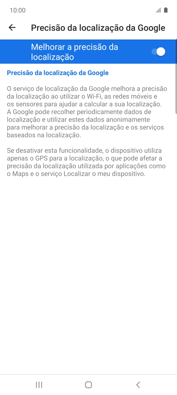 Se premir o indicador junto a 