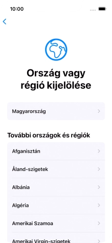 Válaszd ki a kívánt országot vagy régiót.