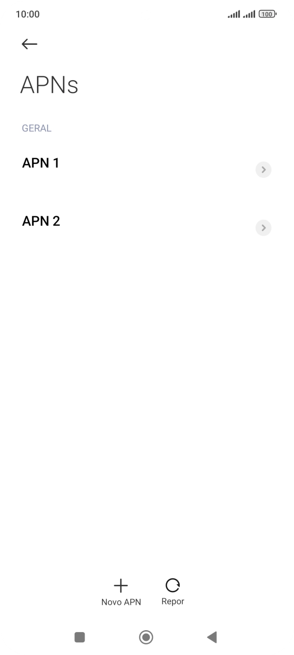 Prima a tecla de início para terminar e voltar ao ecrã inicial.