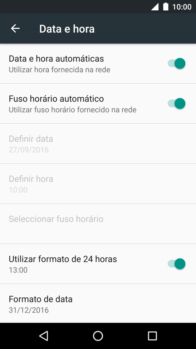 Prima a tecla de início para terminar e voltar ao ecrã inicial.