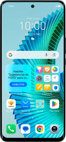 Imagen 1: Vista frontal del HONOR Magic6 Lite - Green