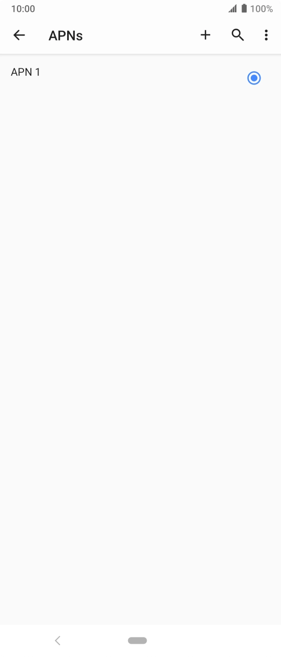 Prima o ícone de nova ligação de dados.