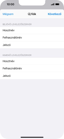 Válaszd a Következő lehetőséget.