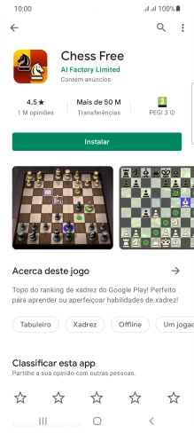 Prima Instalar e siga as indicações no ecrã para instalar a app.