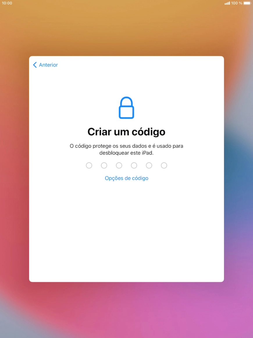 Prima Opções de código.