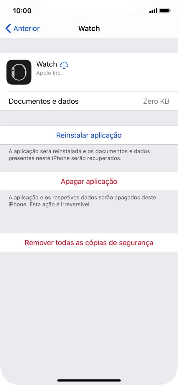 Para voltar ao ecrã inicial, deslize o dedo de baixo para cima a partir da base do ecrã.