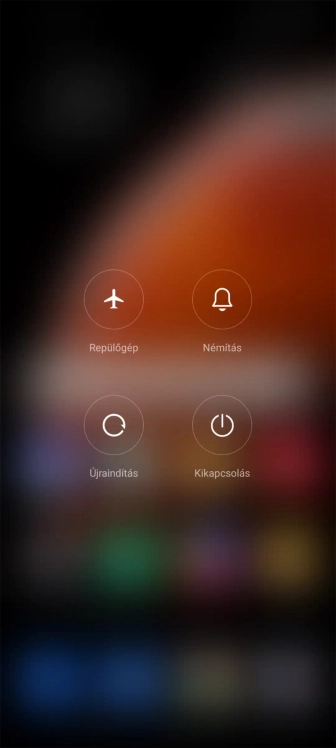 Válaszd a Kikapcsolás lehetőséget.