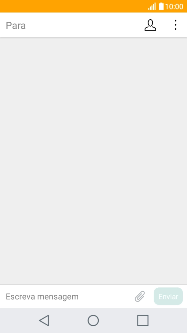 Prima a caixa de pesquisa e introduza as primeiras letras do nome do destinatário.