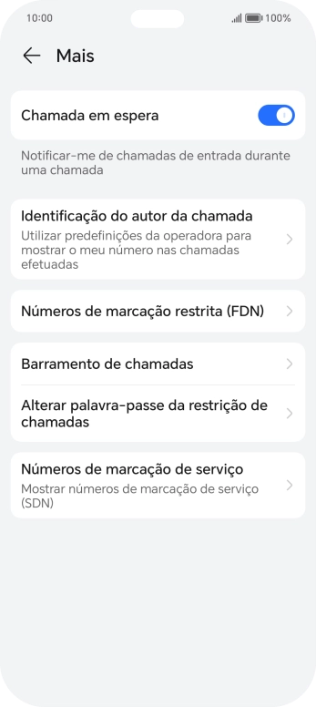 Prima Números de marcação restrita (FDN).
