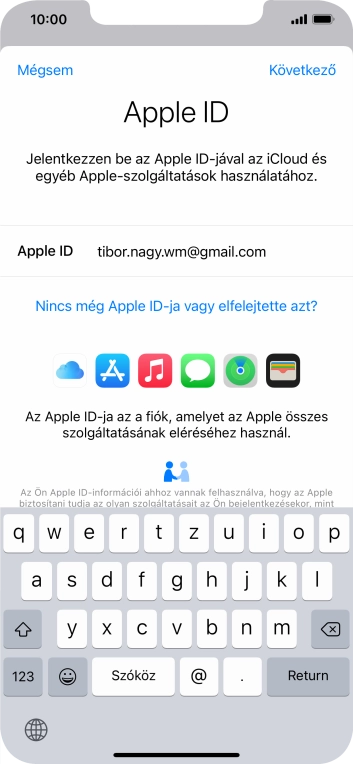 Válaszd a Következő lehetőséget.