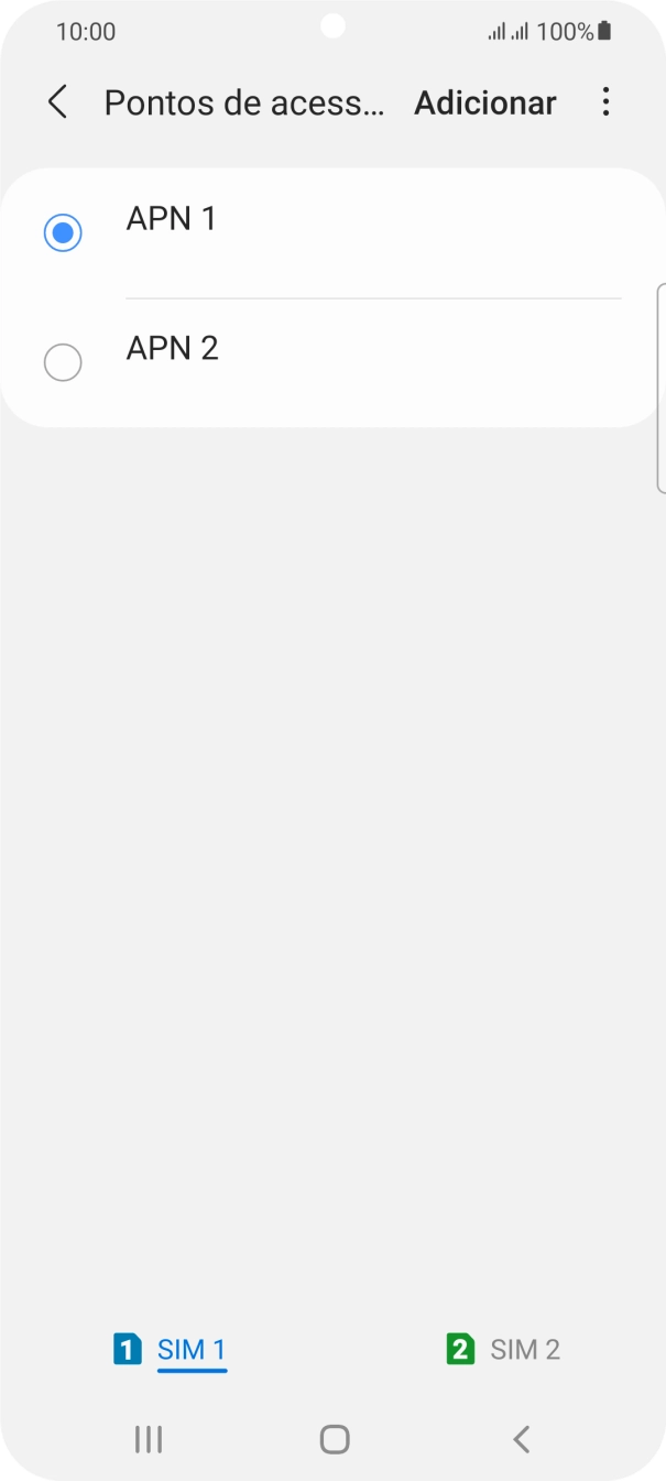 Prima o campo junto à ligação de dados para a ativar.