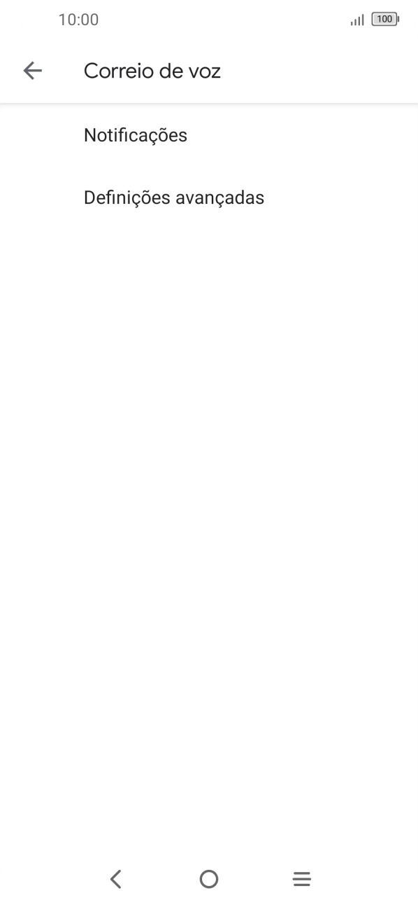 Prima Definições avançadas.