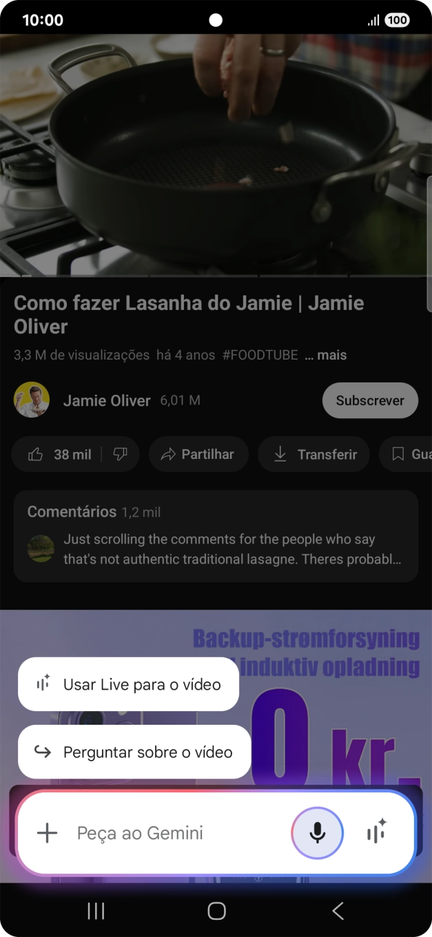 Prima Perguntar sobre o vídeo.