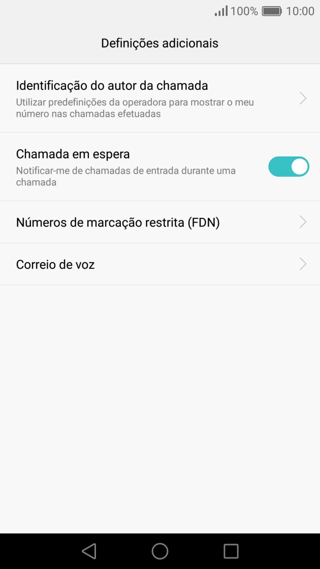 Prima Correio de voz.