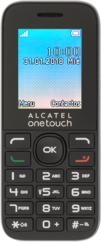 Imagen 1: Vista frontal del Alcatel 1016G - Black