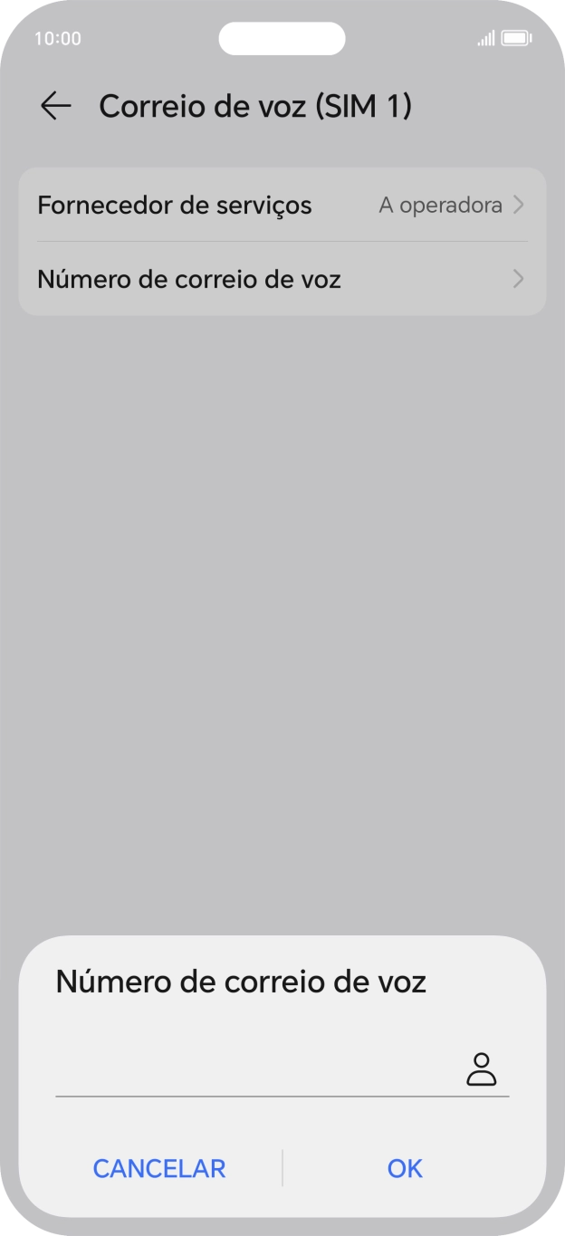 Introduza 123 e prima OK.