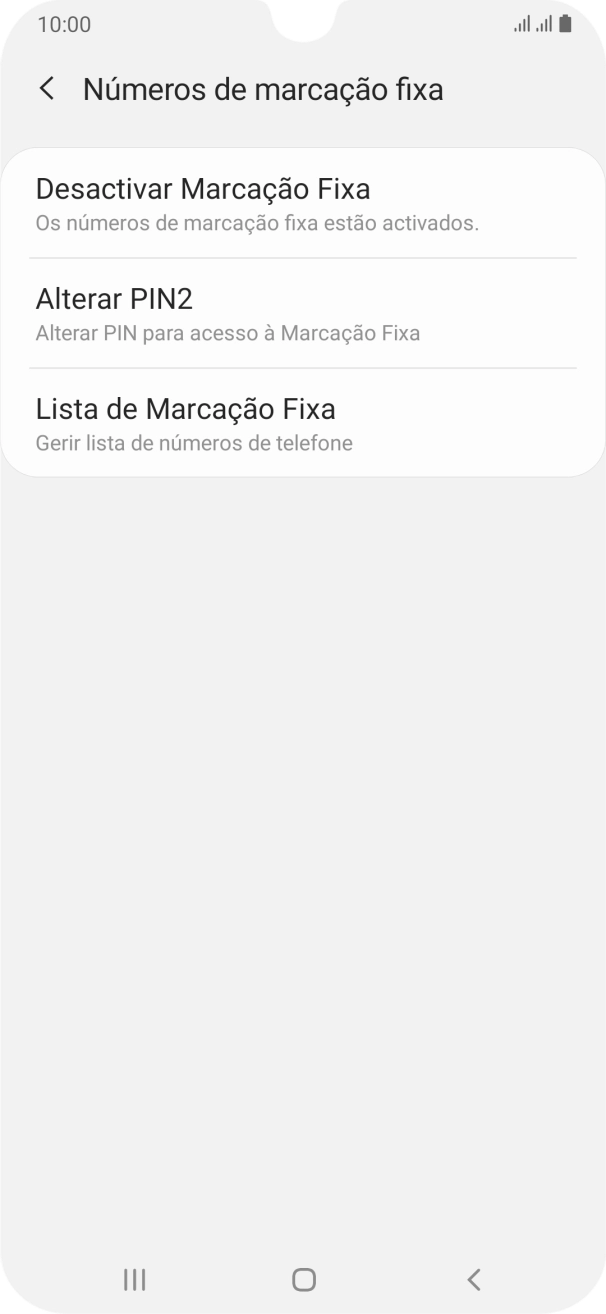 Prima Desactivar Marcação Fixa.
