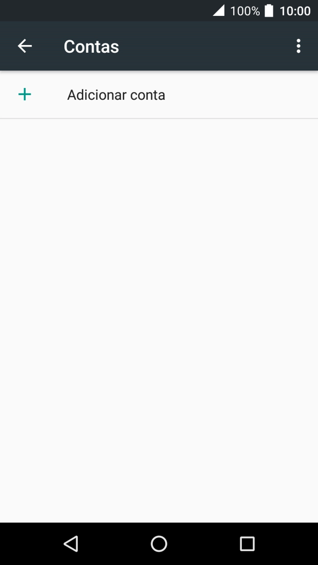 Prima Adicionar conta.