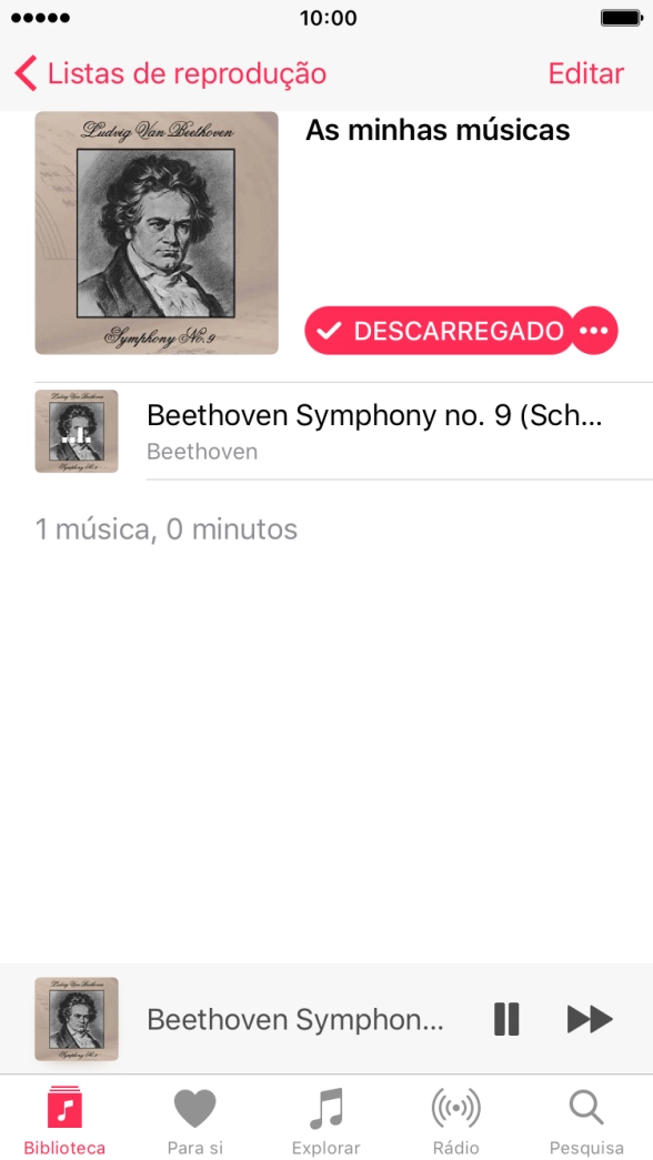 Prima o título da música.