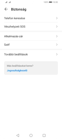 Válaszd a További beállítások lehetőséget.