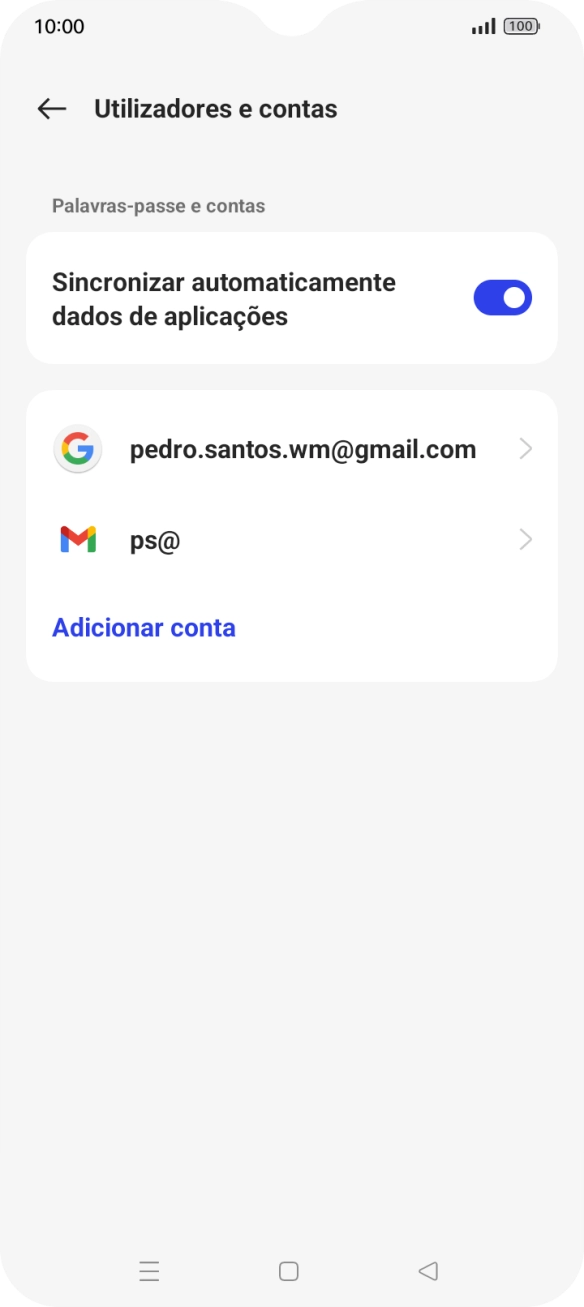 Prima a tecla de início para terminar e voltar ao ecrã inicial.