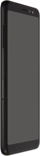 Imagen 3: Vista del lateral izquierdo del Samsung Galaxy A8 2018 - Black