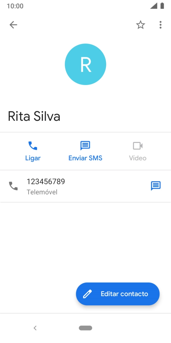 Prima a tecla de início para terminar e voltar ao ecrã inicial.