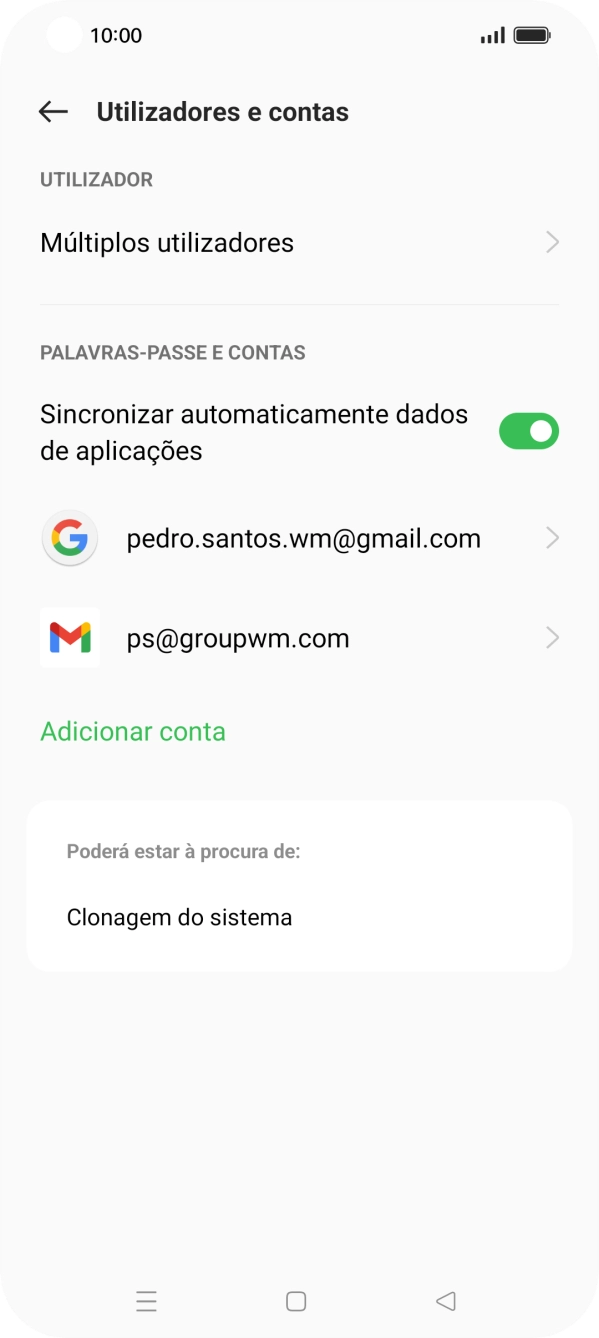 Prima a tecla de início para terminar e voltar ao ecrã inicial.