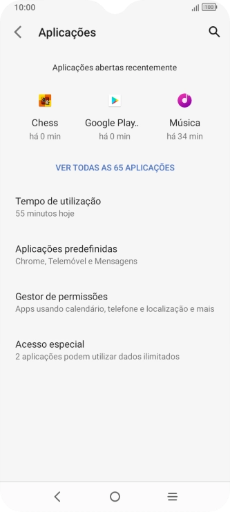 Prima VER TODAS AS (x) APLICAÇÕES.