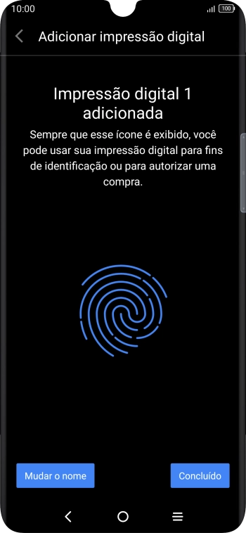 Prima Concluído.
