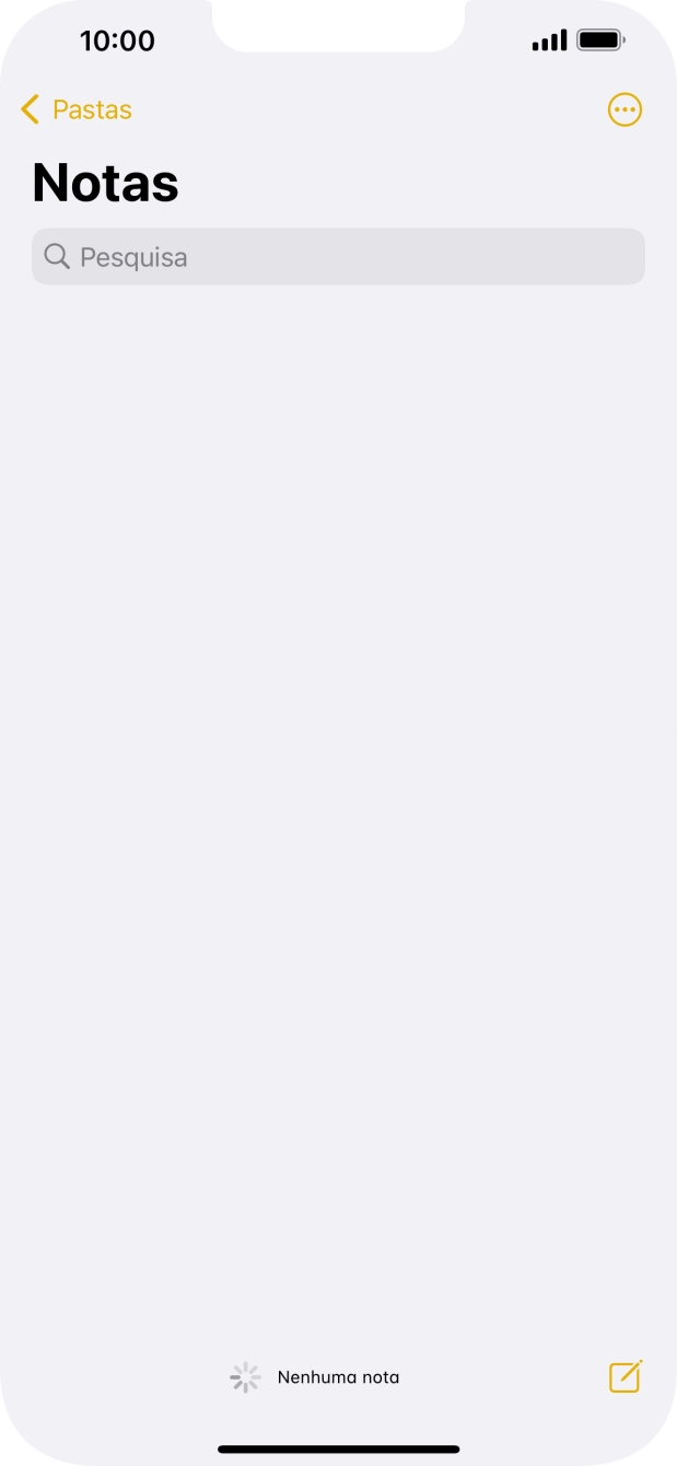 Para voltar ao ecrã inicial, deslize o dedo de baixo para cima a partir da base do ecrã.