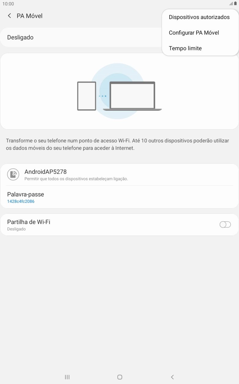 Prima Configurar PA Móvel.