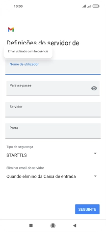 Prima o campo sob 