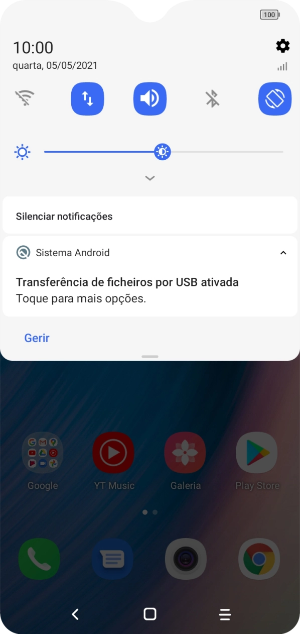 Prima Toque para mais opções..